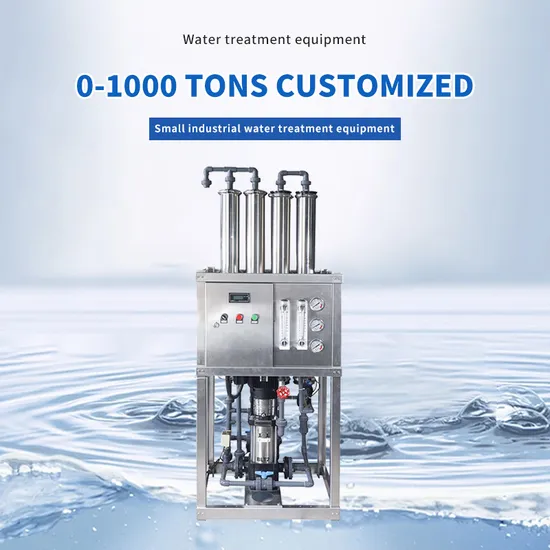 Usine d'eau industrielle de système d'osmose d'inversion de traitement de l'eau de RO de 1000lph 6000gpd