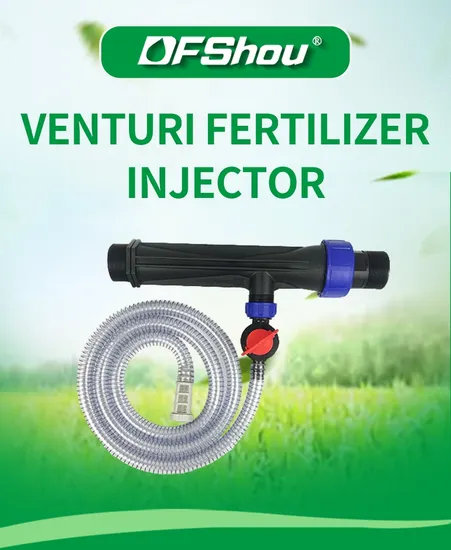 Injecteur Venturi de système de fertigation de serre automatique de ferme d'irrigation goutte à goutte